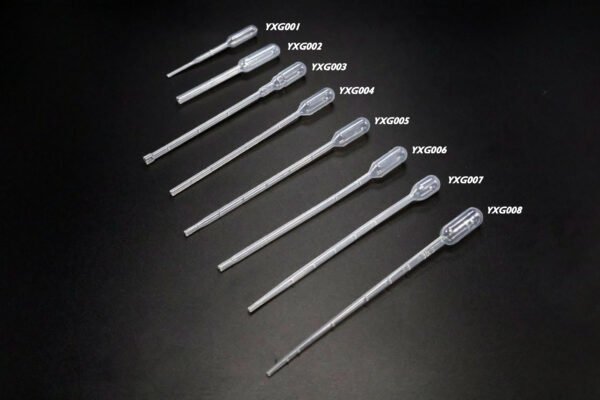 YXG001-008 Pasteur Pipettes (with scale,max graduation 0.3/0.5ml)