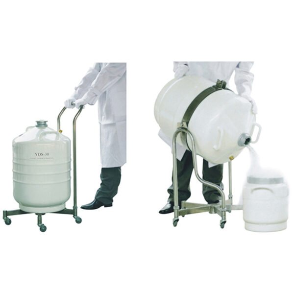 Hand Trolley  for Liquid Nitrogen Container